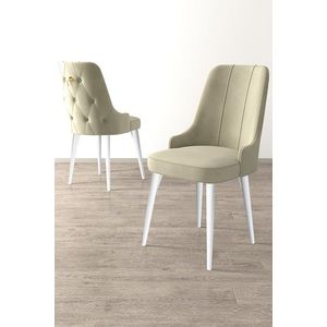 Súprava stoličiek (6 kusov) Newa - Cream, White vyobraziť