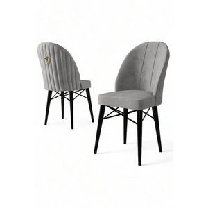 Súprava stoličiek (6 kusov) Ritim - Grey, Black vyobraziť