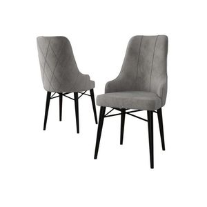 Súprava stoličiek (6 kusov) Neta - Grey, Black vyobraziť