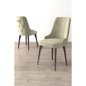 Súprava stoličiek (4 kusy) Newa - Cream, Brown vyobraziť