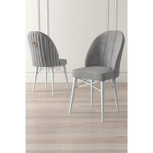 Súprava stoličiek (4 kusy) Ritim - Grey, White vyobraziť