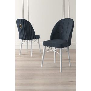 Súprava stoličiek (4 kusy) Ritim - Anthracite, White vyobraziť