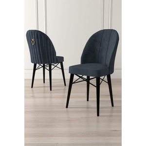 Súprava stoličiek (4 kusy) Ritim - Anthracite, Black vyobraziť