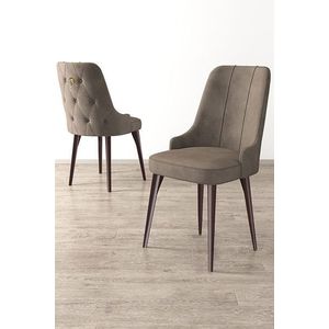 Súprava stoličiek (2 kusy) Newa - Cappuccino, Brown vyobraziť