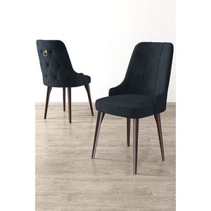 Súprava stoličiek (2 kusy) Newa - Anthracite, Brown vyobraziť