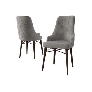 Súprava stoličiek (2 kusy) Neta- Grey, Brown vyobraziť