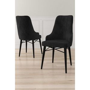 Súprava stoličiek (2 kusy) Neta - Black vyobraziť