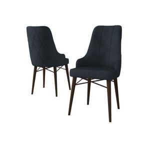 Súprava stoličiek (2 kusy) Neta - Anthracite, Brown vyobraziť