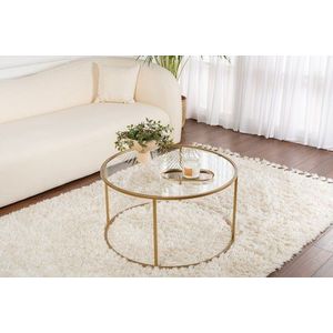 Konferenčný stolík Gold-Transparent-80 vyobraziť