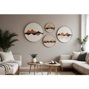 Dekoratívny rámovaný obraz z MDF (4 kusy) Huhu298 vyobraziť