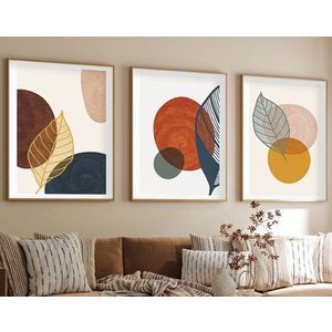 Dekoratívny rámovaný obraz z MDF (3 kusy) Huhu209 - 50 x 70 vyobraziť