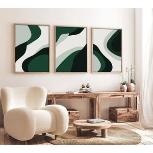 Dekoratívny rámovaný obraz z MDF (3 kusy) Huhu204 - 50 x 70 vyobraziť