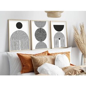 Dekoratívny rámovaný obraz z MDF (3 kusy) Huhu163 - 50 x 70 vyobraziť