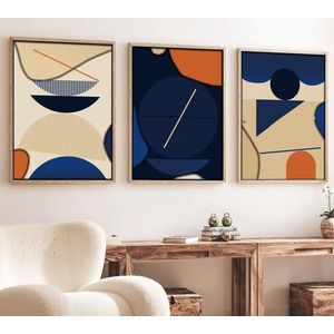 Dekoratívny rámovaný obraz z MDF (3 kusy) Huhu101 - 70 x 50 vyobraziť