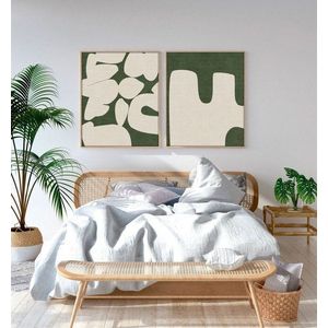 Dekoratívny rámovaný obraz z MDF (2 kusy) Huhu202 - 50 x 70 vyobraziť