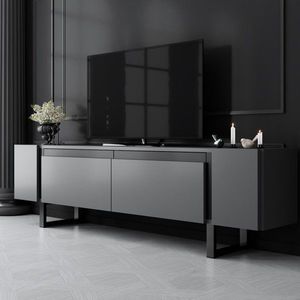 TV stolík Yildiz - Anthracite, Black vyobraziť