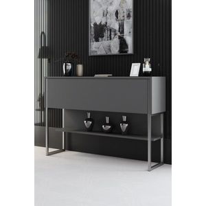 Komoda Luxe - Silver, Anthracite vyobraziť