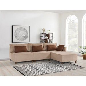 Rohová rozkladacia pohovka Matris Right - Brown vyobraziť