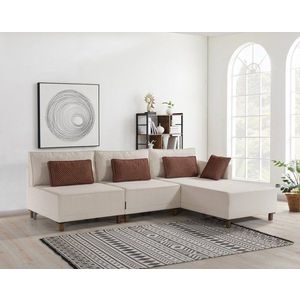 Rohová rozkladacia pohovka Matris Right - Beige vyobraziť