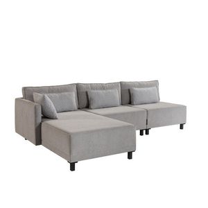 Rohová rozkladacia pohovka Matris Left - Grey vyobraziť