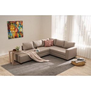 Rohová rozkladacia pohovka Aly Left - Beige vyobraziť