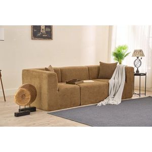 Trojmiestna pohovka Raks - Brown vyobraziť