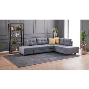 Rohová rozkladacia pohovka Manama Corner Sofa Bed Right - Grey vyobraziť