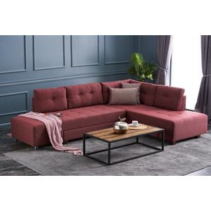 Rohová rozkladacia pohovka Manama Corner Sofa Bed Right - Claret Red vyobraziť