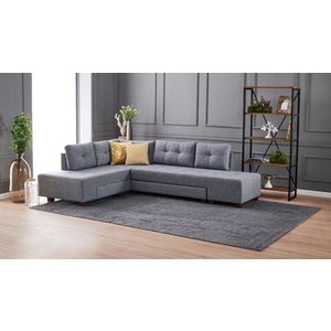 Rohová rozkladacia pohovka Manama Corner Sofa Bed Left - Grey vyobraziť