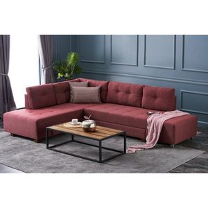Rohová rozkladacia pohovka Manama Corner Sofa Bed Left - Claret Red vyobraziť