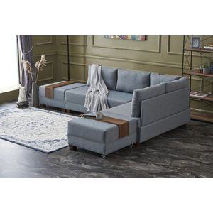 Rohová rozkladacia pohovka Fly Right - Blue vyobraziť