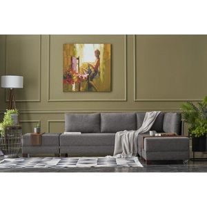 Rohová rozkladacia pohovka Fly Corner Sofa Bed Right- Brown vyobraziť