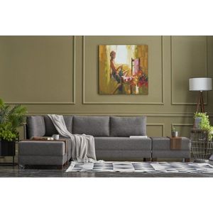 Rohová rozkladacia pohovka Fly Corner Sofa Bed Left - Brown vyobraziť