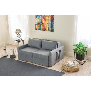 Dvojmiestna rozkladacia pohovka Saros - Grey vyobraziť