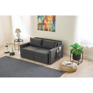 Dvojmiestna rozkladacia pohovka Saros - Anthracite vyobraziť