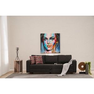 Trojmiestna rozkladacia pohovka Aly - Anthracite vyobraziť