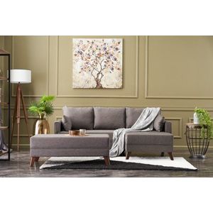 Rohová rozkladacia pohovka Bella Mini Corner Sofa Right - Brown vyobraziť