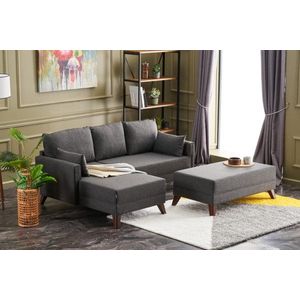 Rohová rozkladacia pohovka Bella Mini Corner Sofa Left - Anthracite vyobraziť