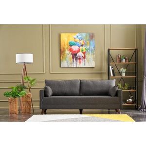 Trojmiestna pohovka Bella Sofa For 3 Pr - Anthracite vyobraziť