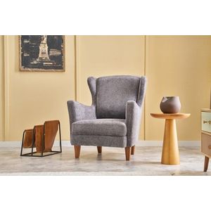 Kreslo ušiak Lola Prestij - Grey vyobraziť