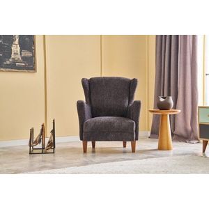 Kreslo ušiak Lola Prestij - Anthracite vyobraziť