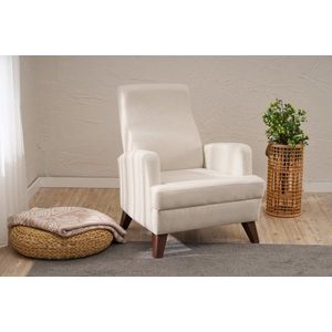 Kreslo / Jednomiestna pohovka Aly Arzilla - Cream vyobraziť