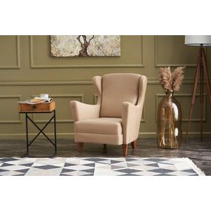 Kreslo ušiak Lola Berjer - Cream vyobraziť