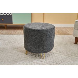 Puf Asmara Gabbana 3V-11 - Anthracite, Gold vyobraziť