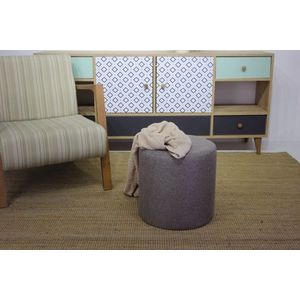 Taburetka Silindir Puf - Anthracite vyobraziť