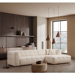 Rohová sedacia súprava / Rohová pohovka Cady 3 Seater Right - Beige vyobraziť