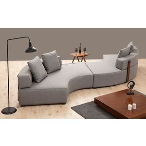 Rohová sedacia súprava / Rohová pohovka Gondol-5 (CHL-SAĞ-CHL-SAĞ) - Grey vyobraziť