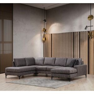 Rohová sedacia súprava / Rohová pohovka Porto Corner (EOT-C-02-CHL) - Anthracite vyobraziť