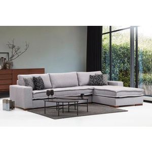 Rohová sedacia súprava / Rohová pohovka Lena Corner Right ( L3+Chl ) - Light Grey vyobraziť