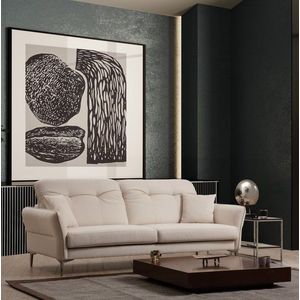 Trojmiestna pohovka Costor White - 3 vyobraziť